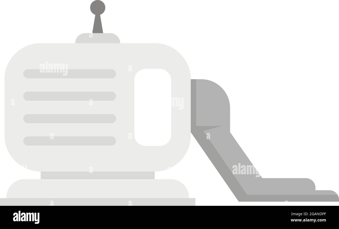 Symbol für den Ernteroboter. Flache Abbildung des Vektorsymbols für den Ernteroboter auf weißem Hintergrund Stock Vektor
