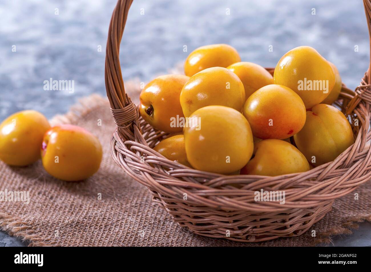 Leckere und gesunde Beere. Obstsaison. Stockfoto