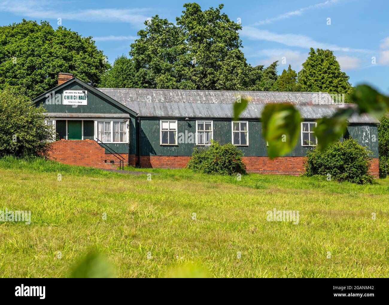 Die Church Hall im Worcestershire Dorf Wolverley. Stockfoto