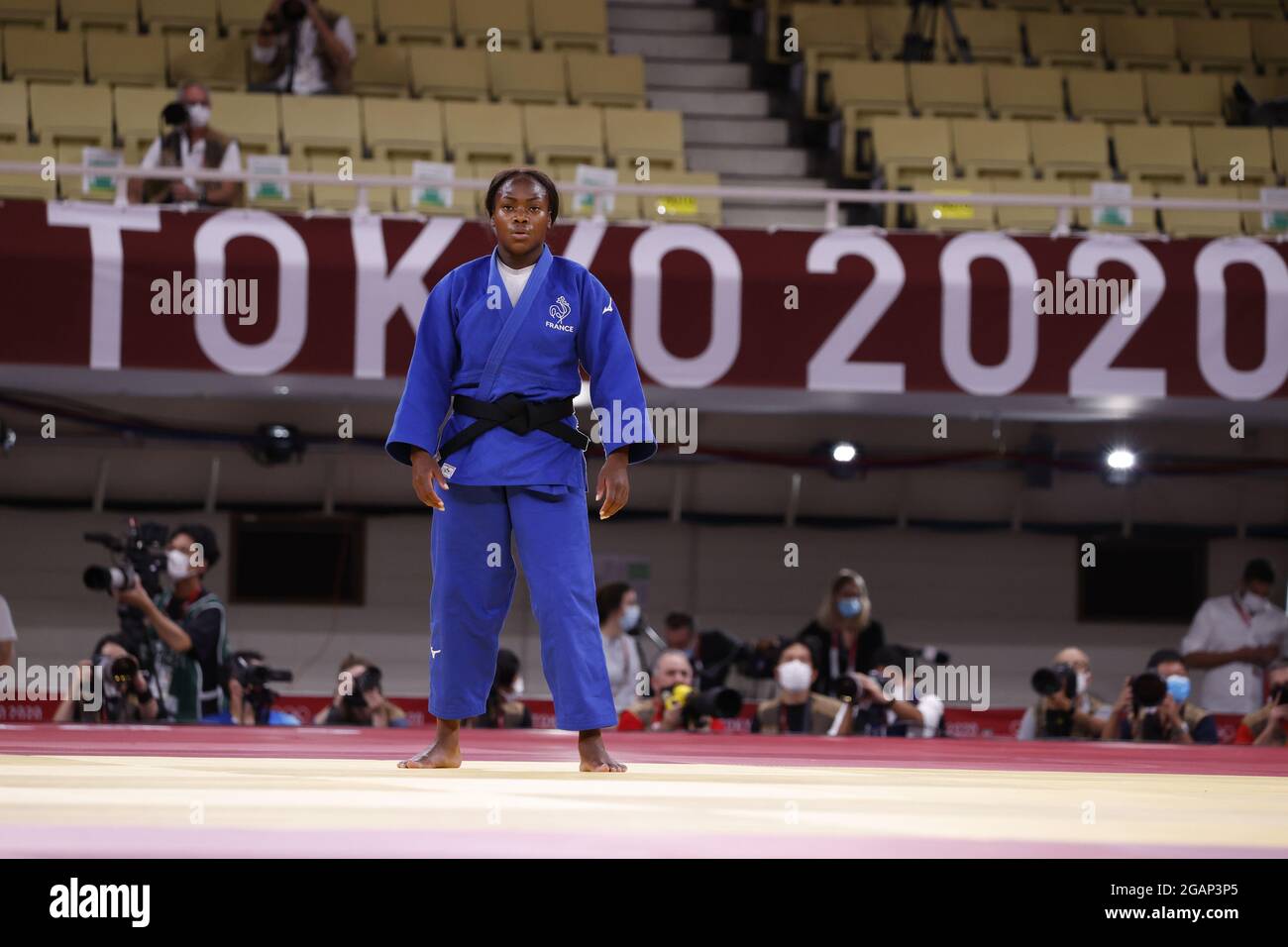 GBEGNENOU Clarisse (FRA) während der Olympischen Spiele Tokio 2020, Judo Mixed Team Final am 31. Juli 2021 in Nippon Budokan in Tokio, Japan - Foto Yuya Nagase / Foto Kishimoto / DPPI Stockfoto