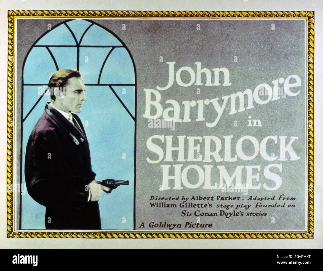 JOHN BARRYMORE in SHERLOCK HOLMES (1922), Regie ALBERT PARKER. Kredit: GOLDWYN BILDER / Album Stockfoto