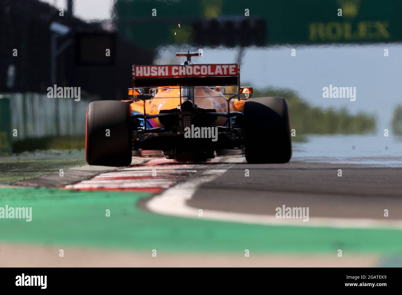 # 3 Daniel Ricciardo (AUS, McLaren F1 Team), F1 Grand Prix von Ungarn beim Hungaroring am 31. Juli 2021 in Budapest, Ungarn. (Foto von HOCH ZWEI) Stockfoto
