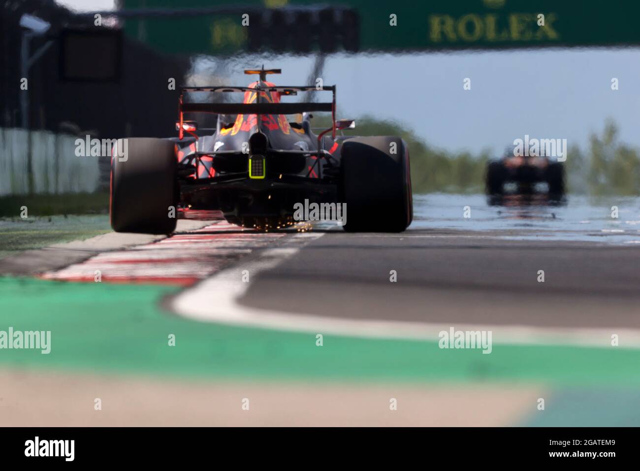 # 33 Max Verstappen (NED, Red Bull Racing), F1 Grand Prix von Ungarn beim Hungaroring am 31. Juli 2021 in Budapest, Ungarn. (Foto von HOCH ZWEI) Stockfoto