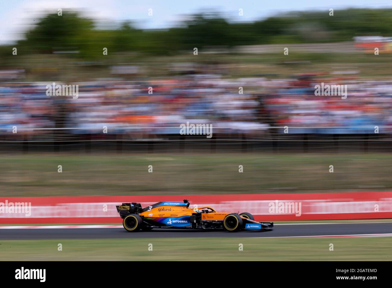 # 3 Daniel Ricciardo (AUS, McLaren F1 Team), F1 Grand Prix von Ungarn beim Hungaroring am 31. Juli 2021 in Budapest, Ungarn. (Foto von HOCH ZWEI) Stockfoto