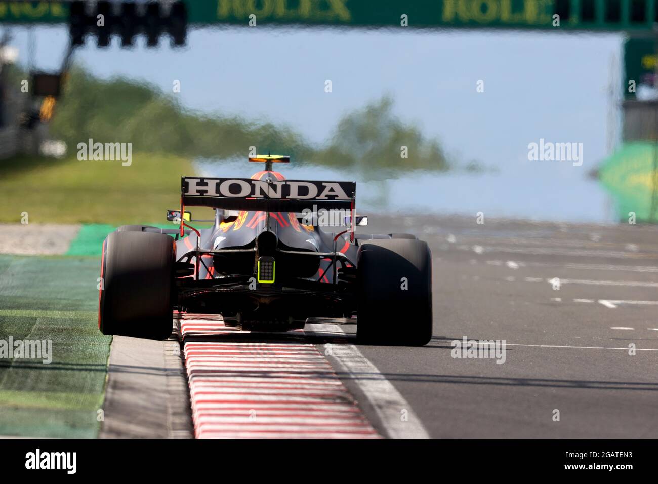 # 11 Sergio Perez (MEX, Red Bull Racing), F1 Grand Prix von Ungarn beim Hungaroring am 31. Juli 2021 in Budapest, Ungarn. (Foto von HOCH ZWEI) Stockfoto