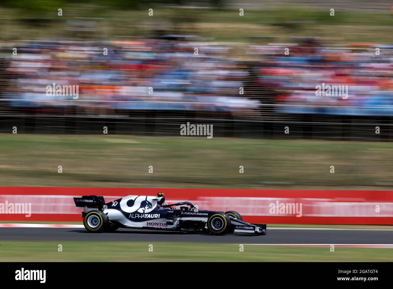 # 10 Pierre Gasly (FRA, Scuderia AlphaTauri Honda), F1 Grand Prix von Ungarn beim Hungaroring am 31. Juli 2021 in Budapest, Ungarn. (Foto von HOCH ZWEI) Stockfoto