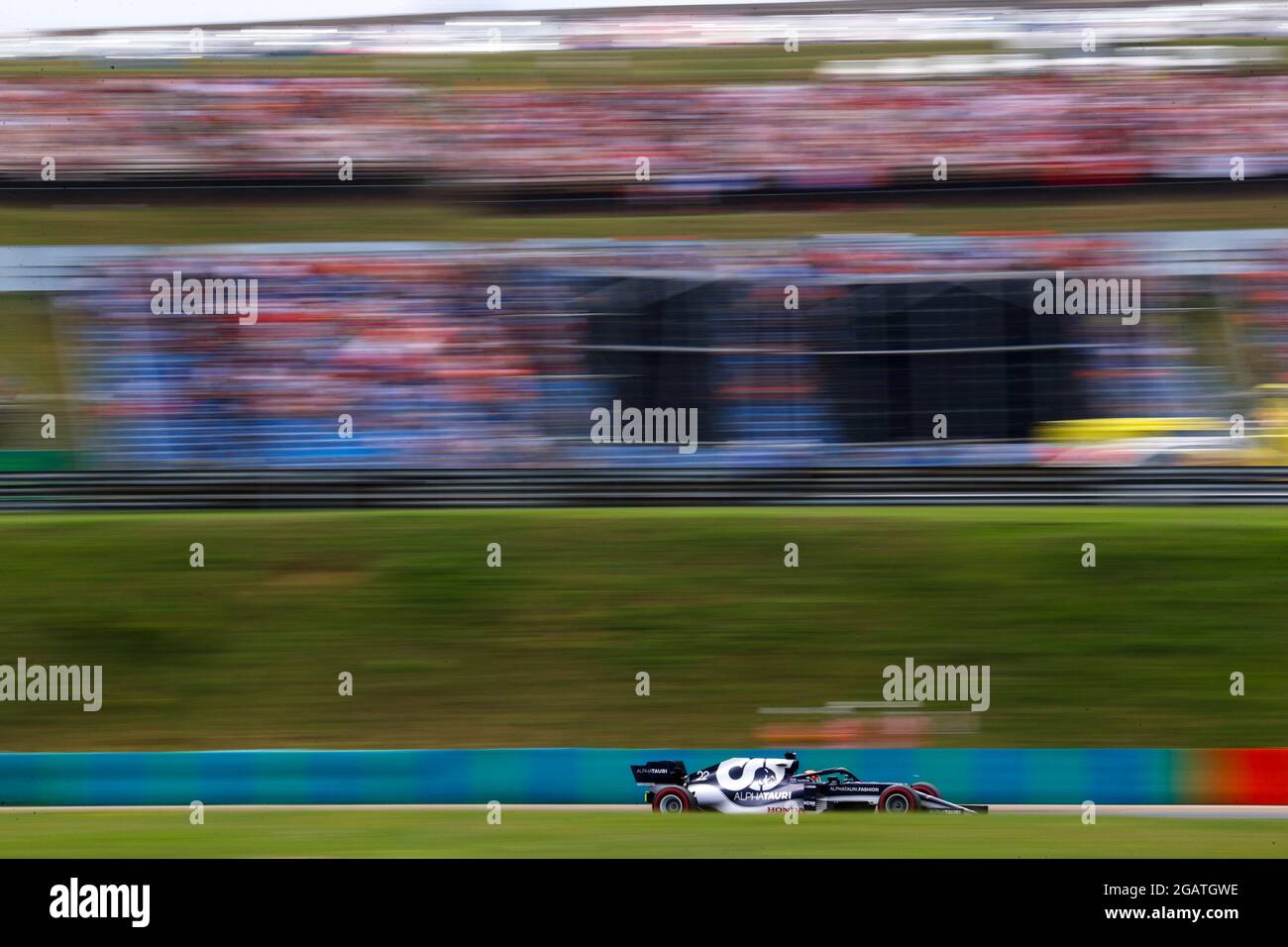 # 22 Yuki Tsunoda (JPN, Scuderia AlphaTauri Honda), F1 Grand Prix von Ungarn beim Hungaroring am 31. Juli 2021 in Budapest, Ungarn. (Foto von HOCH ZWEI) Stockfoto