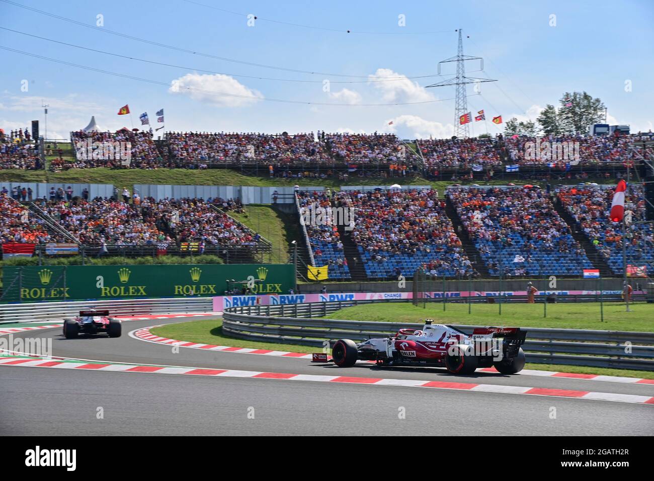 # 99 Antonio Giovinazzi (ITA, Alfa Romeo Racing ORLEN), F1 Grand Prix von Ungarn beim Hungaroring am 31. Juli 2021 in Budapest, Ungarn. (Foto von HOCH ZWEI) Stockfoto