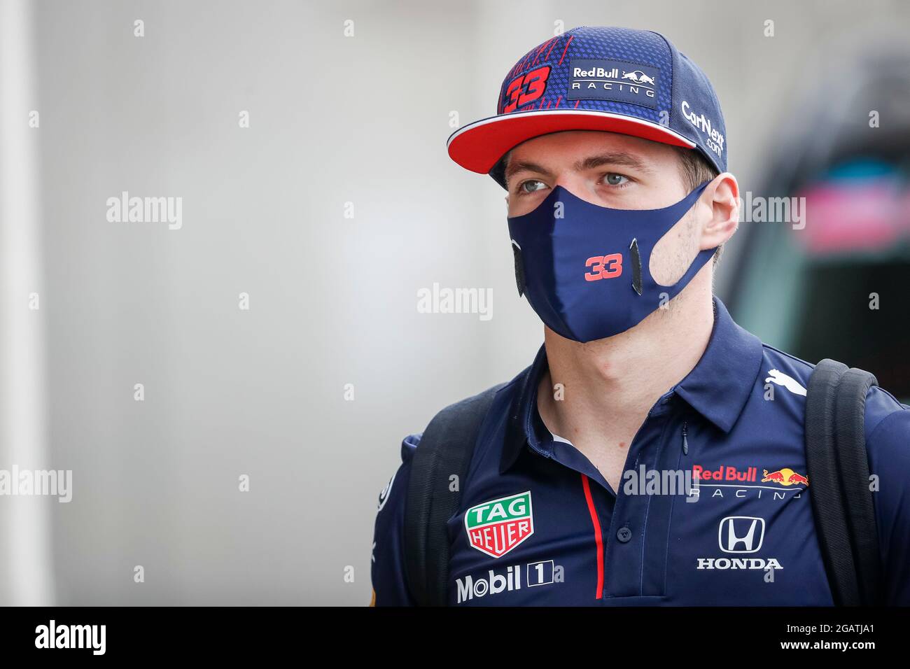# 33 Max Verstappen (NED, Red Bull Racing), F1 Grand Prix von Ungarn beim Hungaroring am 31. Juli 2021 in Budapest, Ungarn. (Foto von HOCH ZWEI) Stockfoto