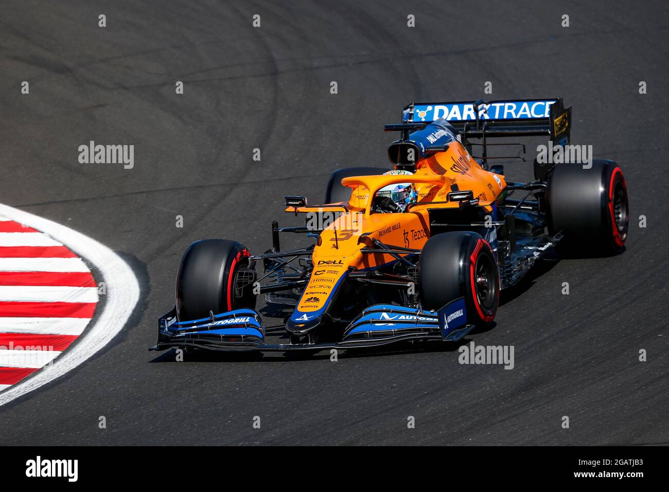 # 3 Daniel Ricciardo (AUS, McLaren F1 Team), F1 Grand Prix von Ungarn beim Hungaroring am 31. Juli 2021 in Budapest, Ungarn. (Foto von HOCH ZWEI) Stockfoto