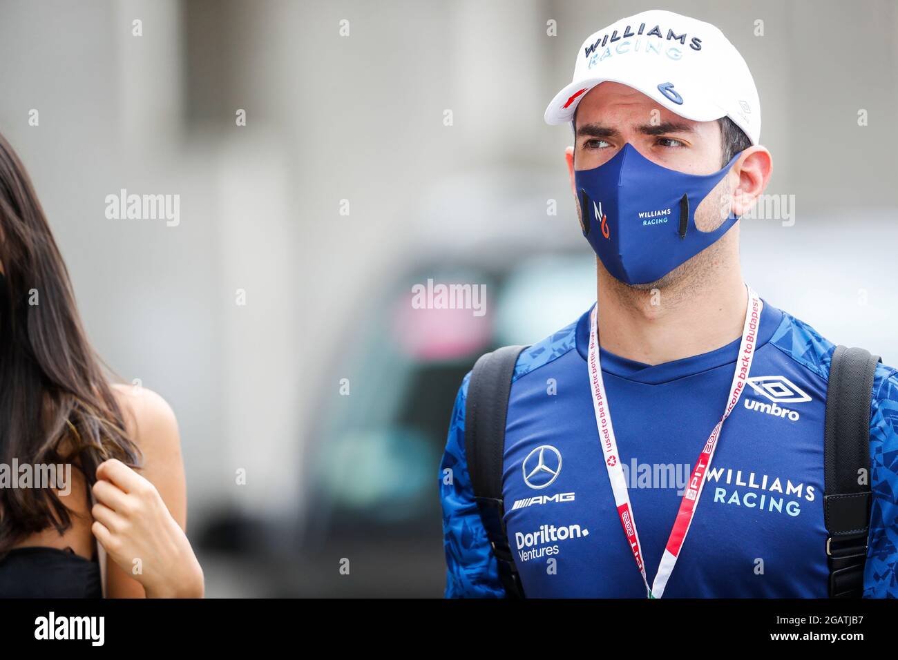 # 6 Nichola Latifi (CAN, Williams Racing), F1 Grand Prix von Ungarn auf dem Hungaroring am 31. Juli 2021 in Budapest, Ungarn. (Foto von HOCH ZWEI) Stockfoto