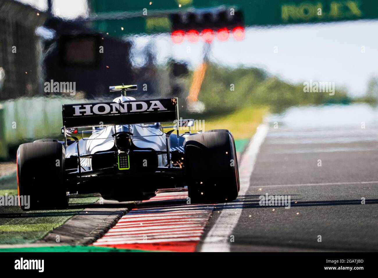 # 10 Pierre Gasly (FRA, Scuderia AlphaTauri Honda), F1 Grand Prix von Ungarn beim Hungaroring am 31. Juli 2021 in Budapest, Ungarn. (Foto von HOCH ZWEI) Stockfoto