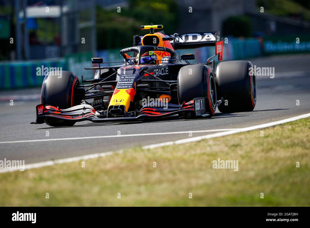 # 11 Sergio Perez (MEX, Red Bull Racing), F1 Grand Prix von Ungarn beim Hungaroring am 31. Juli 2021 in Budapest, Ungarn. (Foto von HOCH ZWEI) Stockfoto