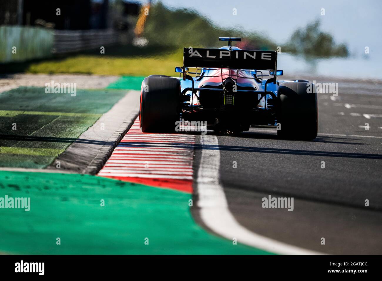 # 14 Fernando Alonso (ESP, Alpine F1 Team), F1 Grand Prix von Ungarn beim Hungaroring am 31. Juli 2021 in Budapest, Ungarn. (Foto von HOCH ZWEI) Stockfoto