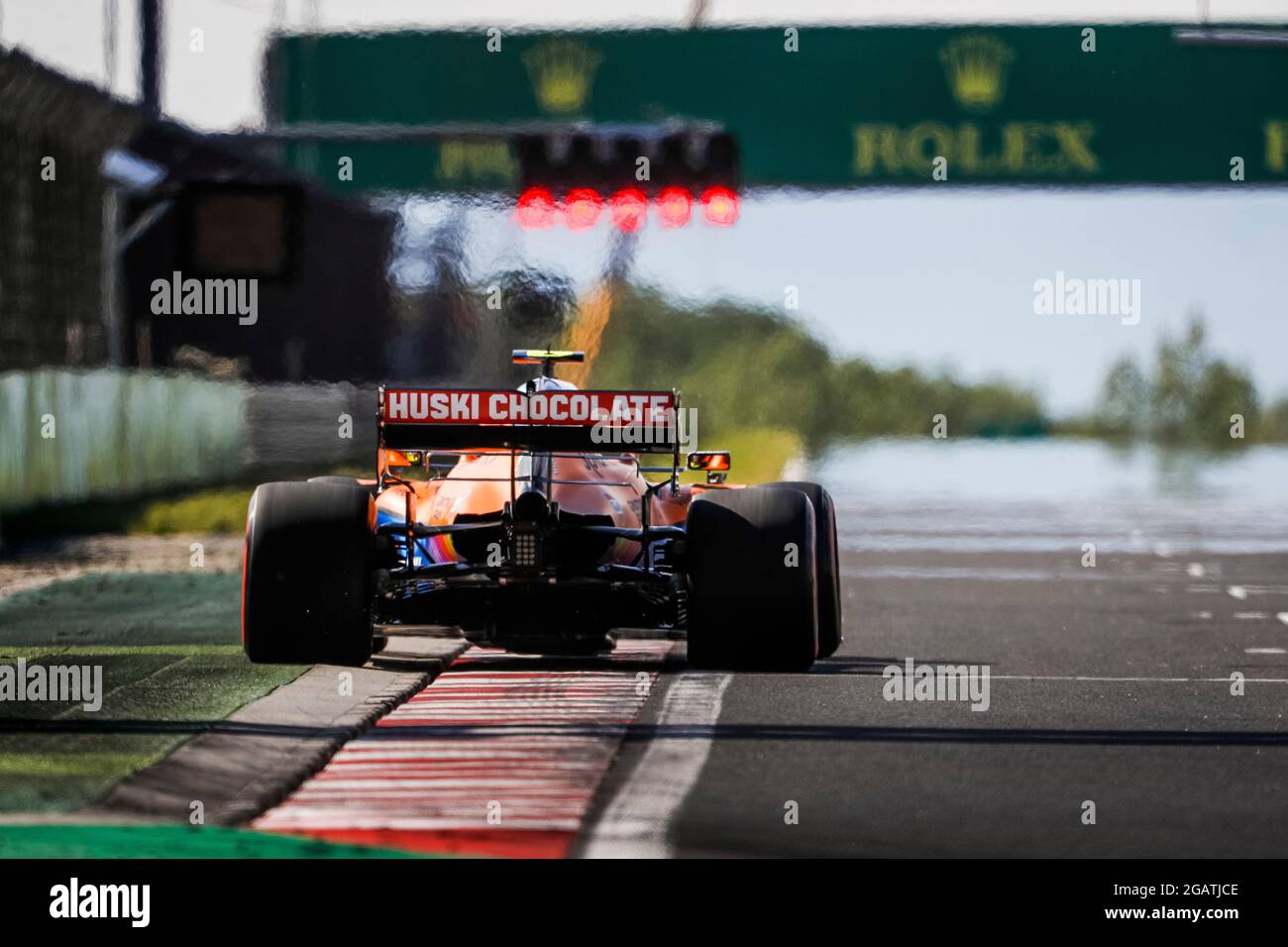 # 4 Lando Norris (GBR, McLaren F1 Team), F1 Grand Prix von Ungarn beim Hungaroring am 31. Juli 2021 in Budapest, Ungarn. (Foto von HOCH ZWEI) Stockfoto