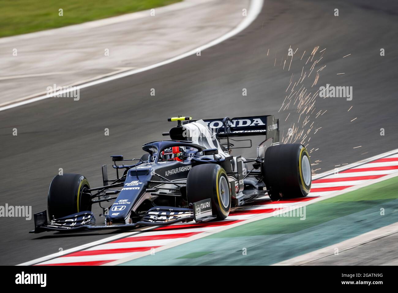 # 10 Pierre Gasly (FRA, Scuderia AlphaTauri Honda), F1 Grand Prix von Ungarn beim Hungaroring am 31. Juli 2021 in Budapest, Ungarn. (Foto von HOCH ZWEI) Stockfoto