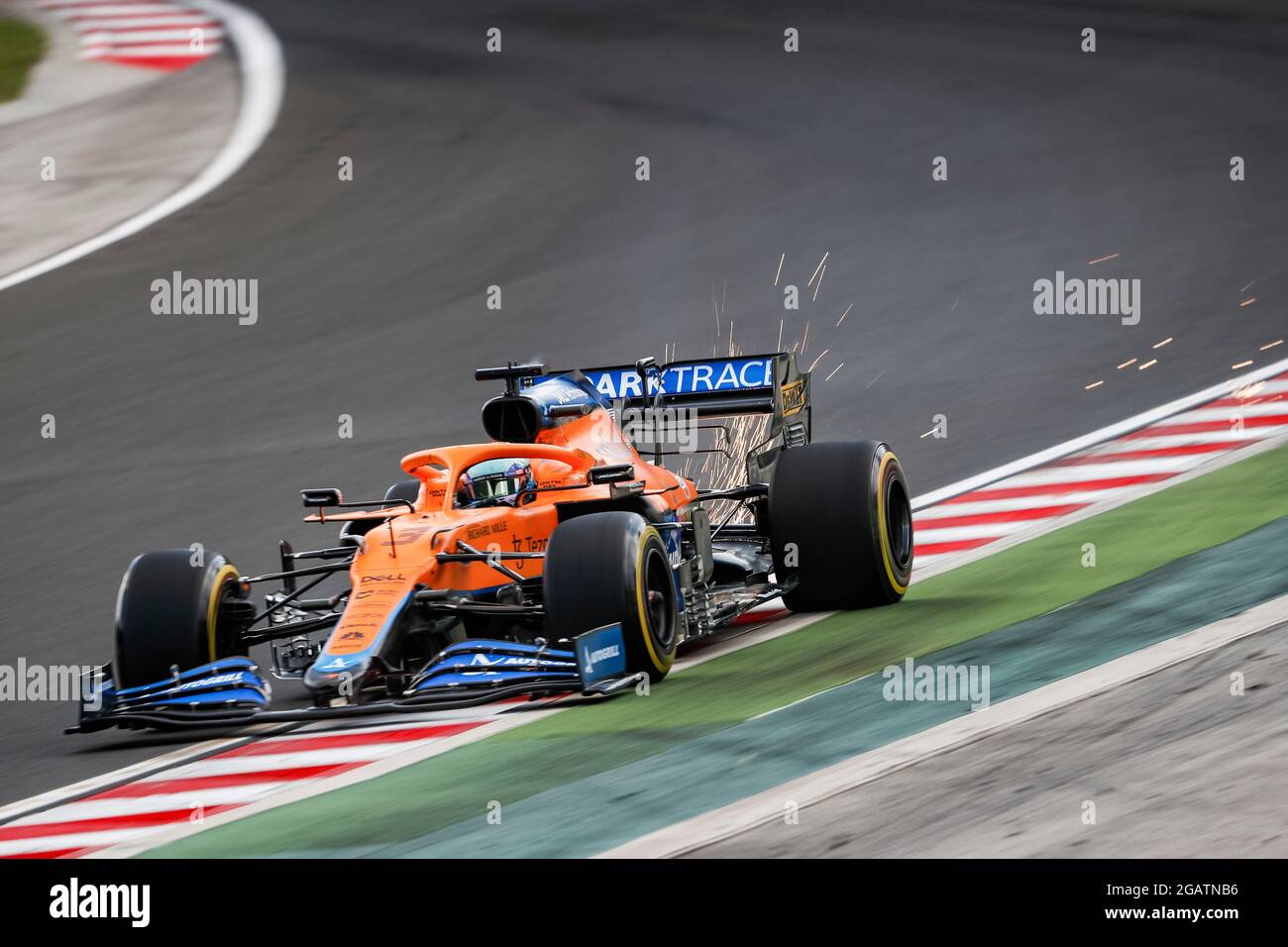 # 3 Daniel Ricciardo (AUS, McLaren F1 Team), F1 Grand Prix von Ungarn beim Hungaroring am 31. Juli 2021 in Budapest, Ungarn. (Foto von HOCH ZWEI) Stockfoto