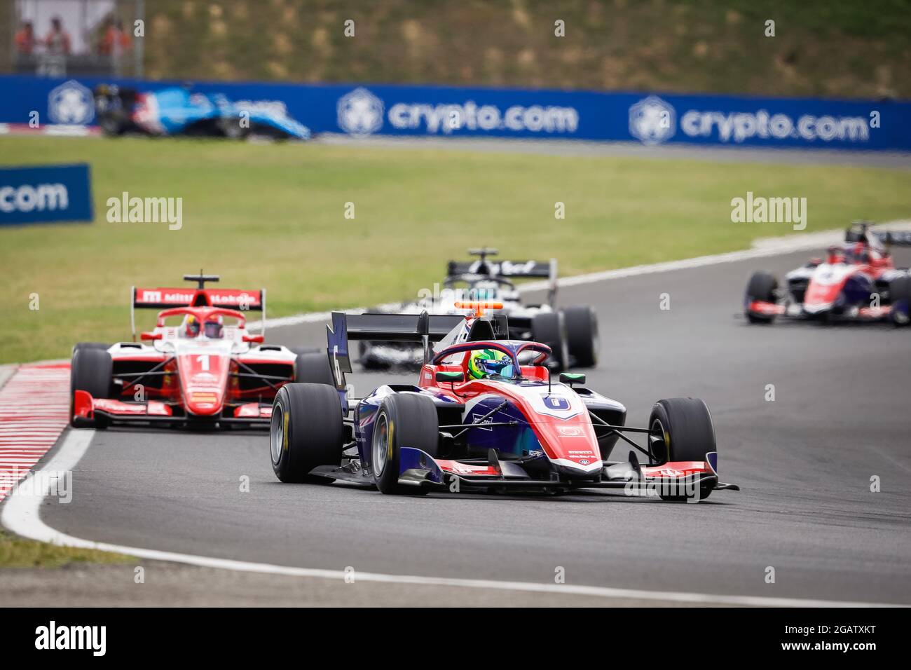 06 Schumacher David (ger), Trident Racing, Dallara F3, Action beim 4. Lauf der FIA Formel 3 Meisterschaft 2021 vom 30. Juli bis 1. August 2021 auf dem Hungaroring, in Mogyorod, bei Budapest, Ungarn - Foto Antonin Vincent / DPPI Stockfoto