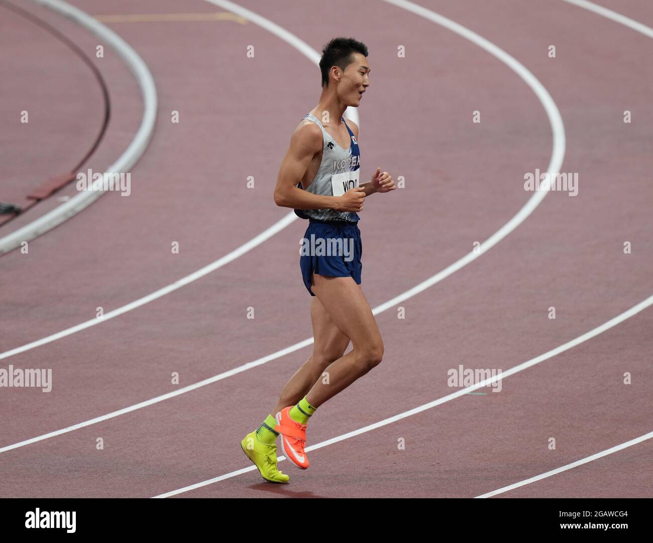 1. August 2021; Olympiastadion, Tokio, Japan: Tag der Olympischen Sommerspiele 2020 in Tokio 9; Stockfoto