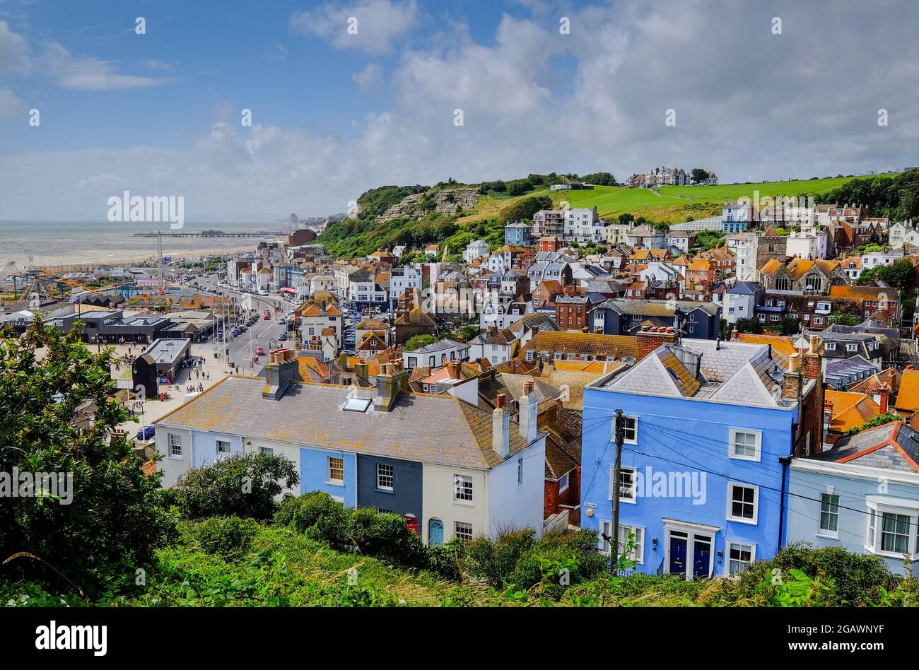 Hastings Old Town, Hastings, Sussex, Großbritannien Stockfoto