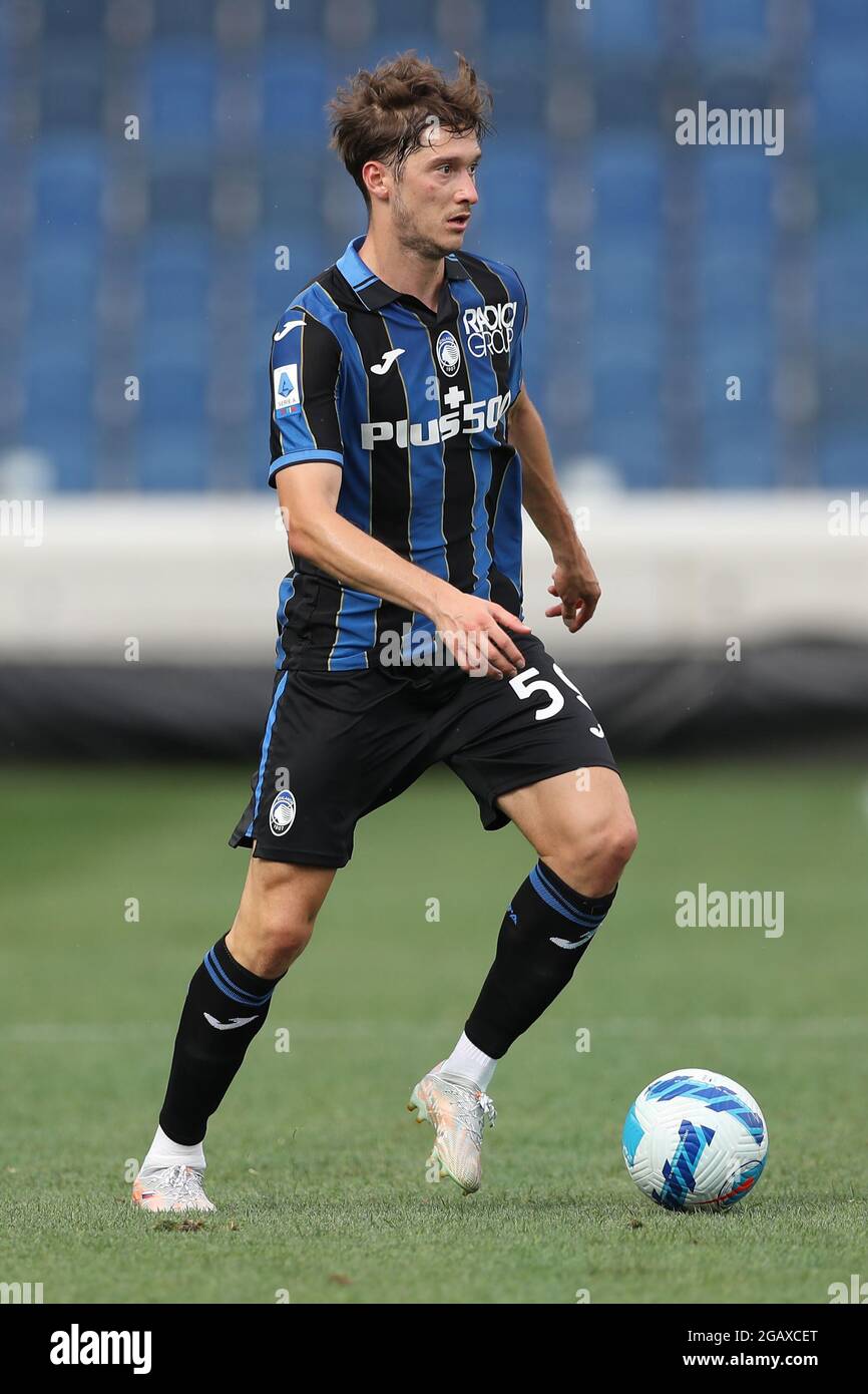 Bergamo, Italien, 31. Juli 2021. Aleksej Miranchuk von Atalanta während des Vorsaison-Freundschaftsspiel im Gewiss Stadium, Bergamo. Bildnachweis sollte lauten: Jonathan Moscrop / Sportimage Stockfoto