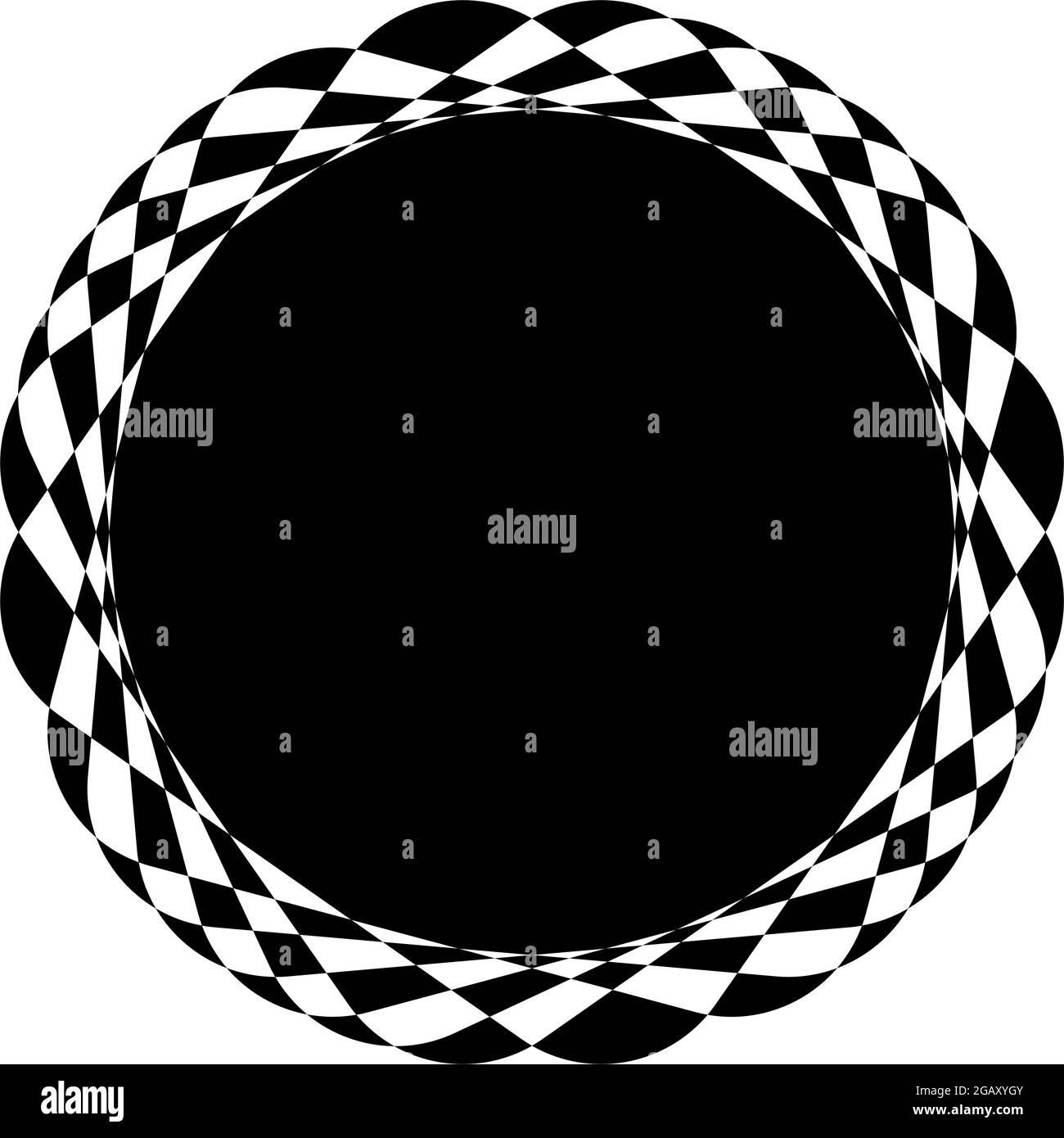 Optische, visuelle Kunst Illustration. Geometrisches Design-Element für Spirale, Wirbel, Helix, Wirbel und Wirbel – Stock-Vektorgrafik, Clip-Art-Grafik Stock Vektor