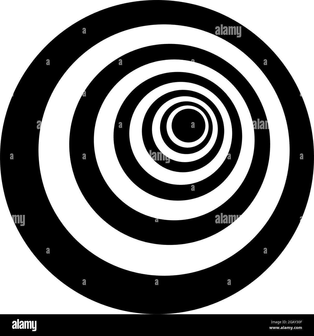 Optische, visuelle Kunst Illustration. Geometrisches Design-Element für Spirale, Wirbel, Helix, Wirbel und Wirbel – Stock-Vektorgrafik, Clip-Art-Grafik Stock Vektor