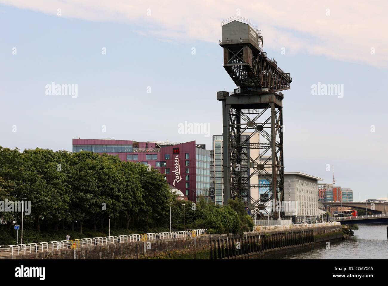 Finnieston Crane in Glasgow Stockfoto