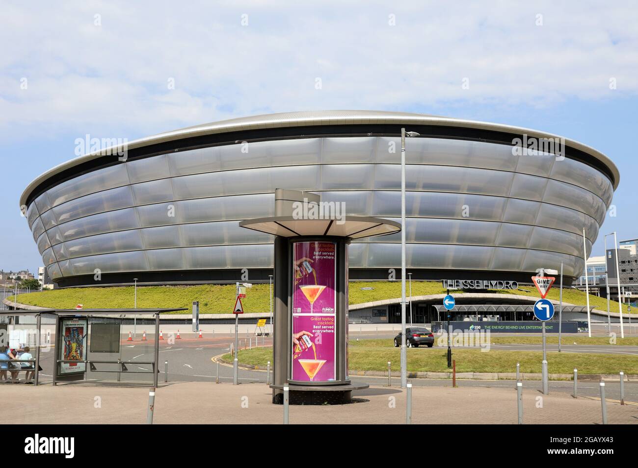 Glasgow SSE Hydro Indoor Arena Stockfoto