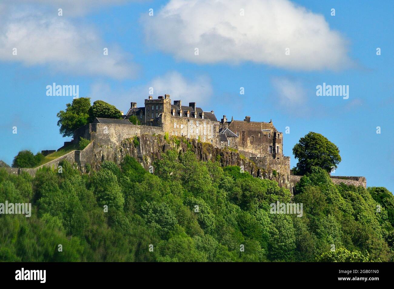 Blick auf Stirling Castle Stockfoto