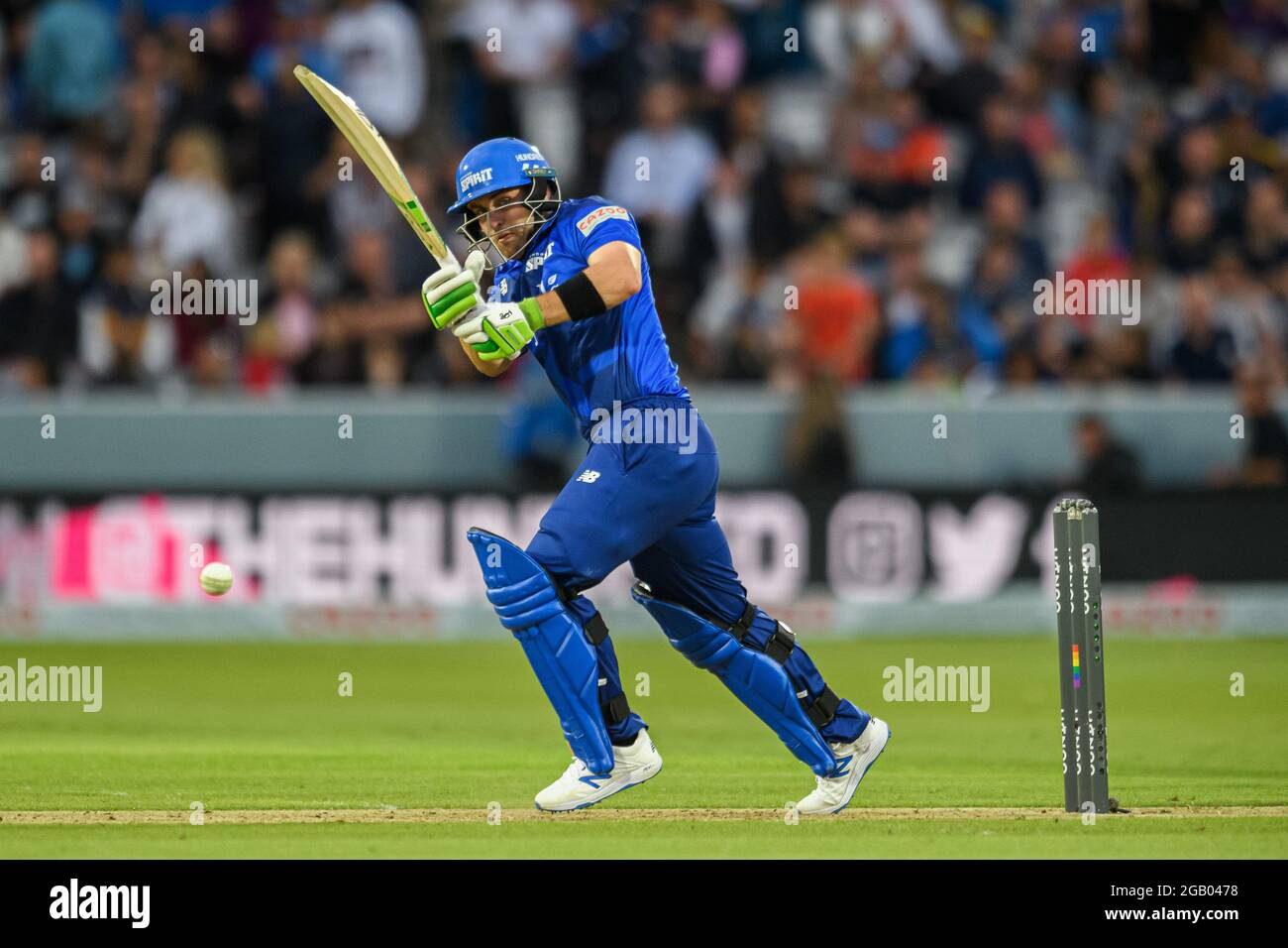 LONDON, GROSSBRITANNIEN. August 2021. Josh Inglis von London Spirit während der Hundert zwischen London Spirit und Southern Brave bei Lord's am Sonntag, 01. August 2021 in LONDON ENGLAND. Kredit: Taka G Wu/Alamy Live Nachrichten Stockfoto