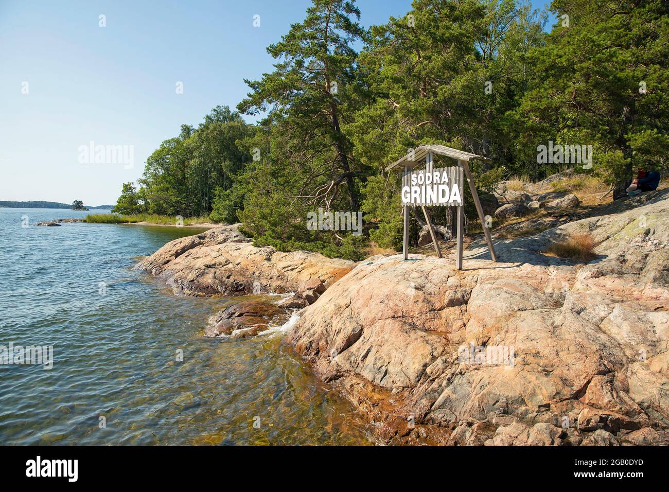 Grinda Island, Stockholmer Schärengarten Stockfoto