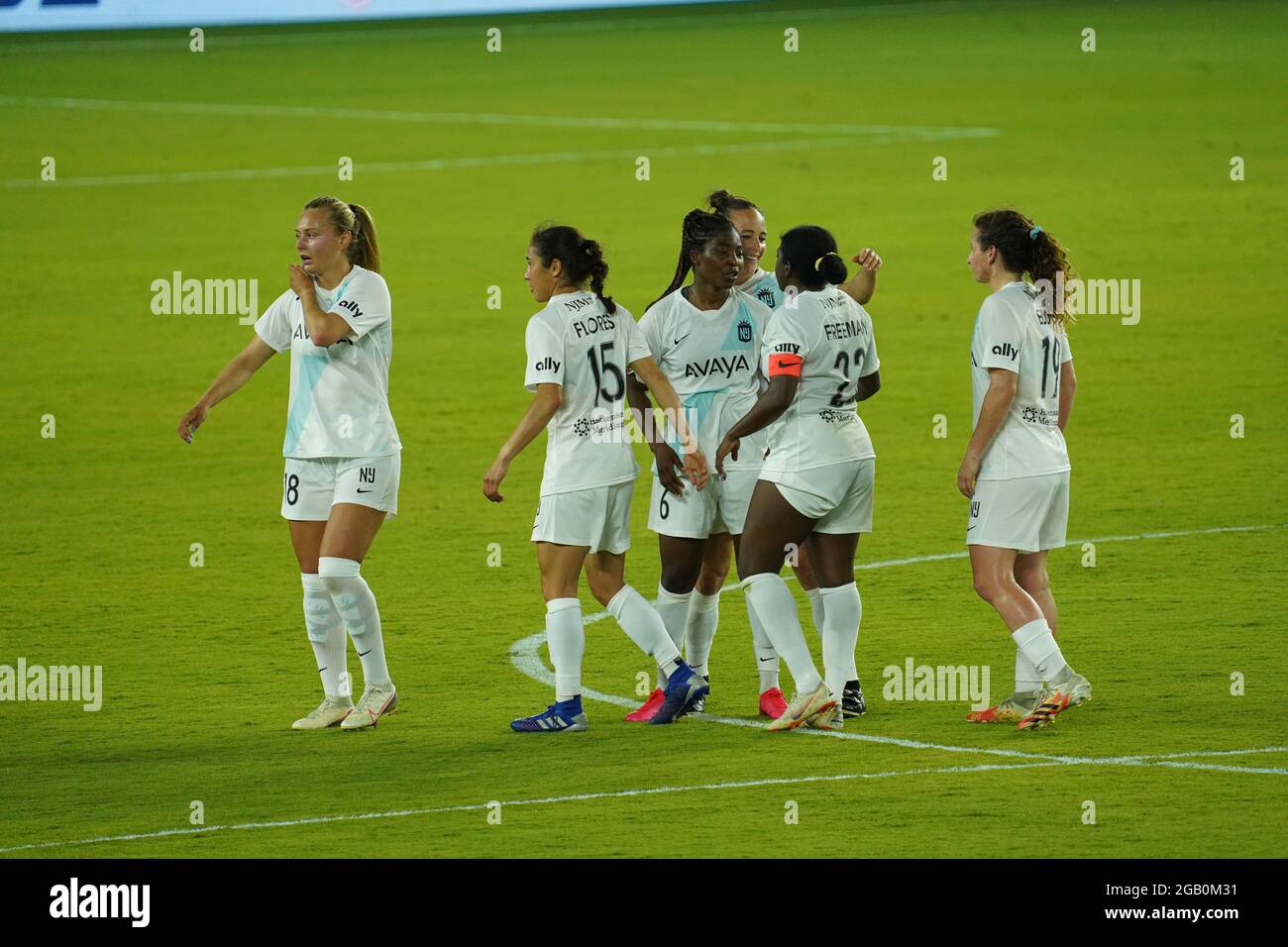 Orlando, Florida, USA, 14. April 2021, Gotham FC im Exporia Stadium gegen den Orlando Pride (Bildnachweis: Marty Jean-Louis) Stockfoto