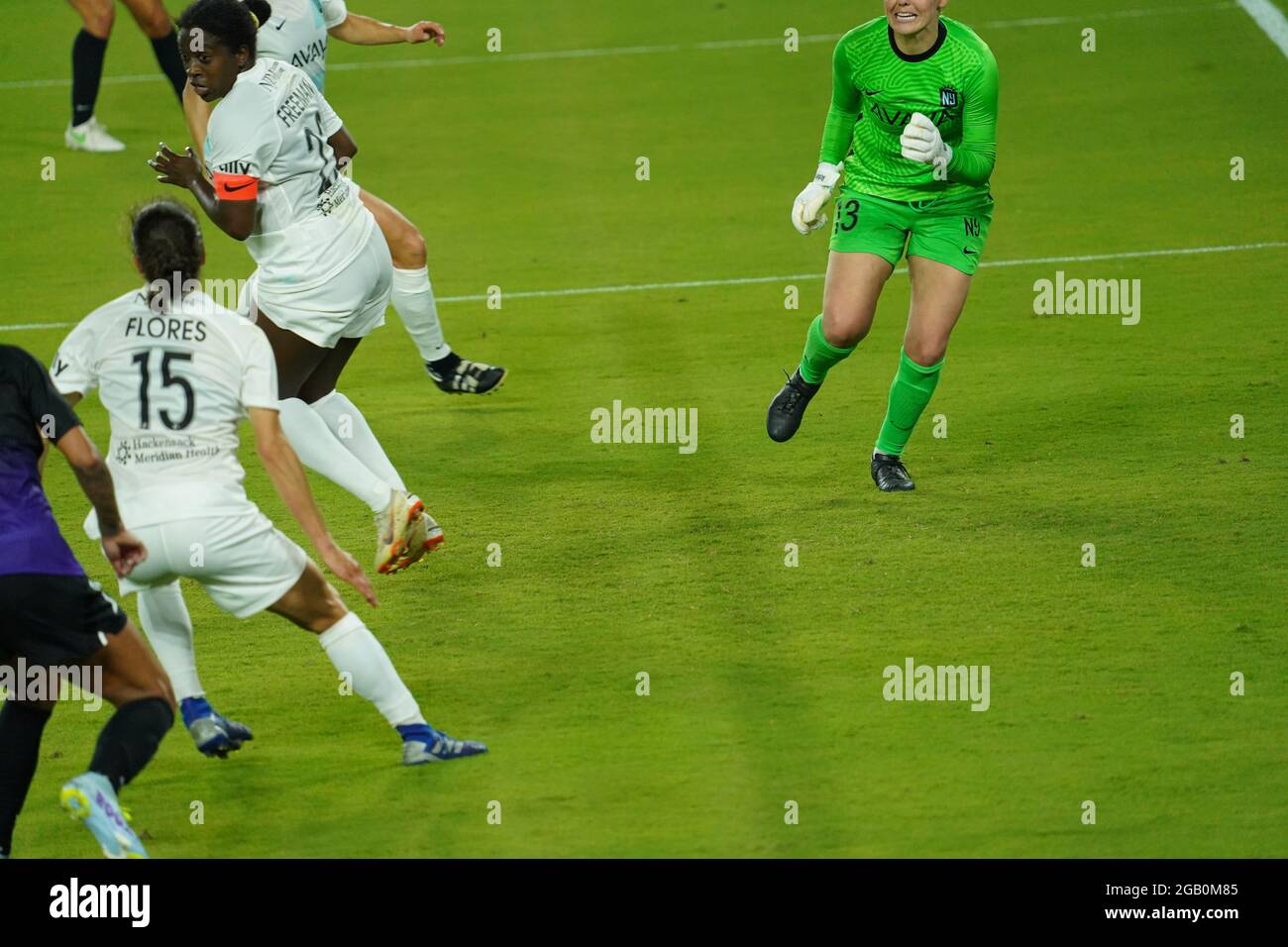 Orlando, Florida, USA, 14. April 2021, Gotham FC im Exporia Stadium gegen den Orlando Pride (Bildnachweis: Marty Jean-Louis) Stockfoto