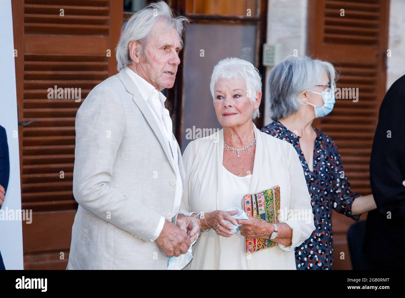 Palma de Mallorca, SPANIEN. August 2021. **KEIN Spanien** Judy Dench bei der Schließung des Atlantida Filmfestivals im Kulturzentrum La Misericordia in Palma de Mallorca, Spanien am 01. August 2021. Kredit: Jimmy Olsen/Media Punch/Alamy Live Nachrichten Stockfoto