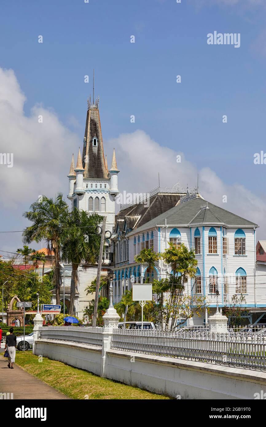 Rathaus in Georgetown Guyana Südamerika Stockfoto