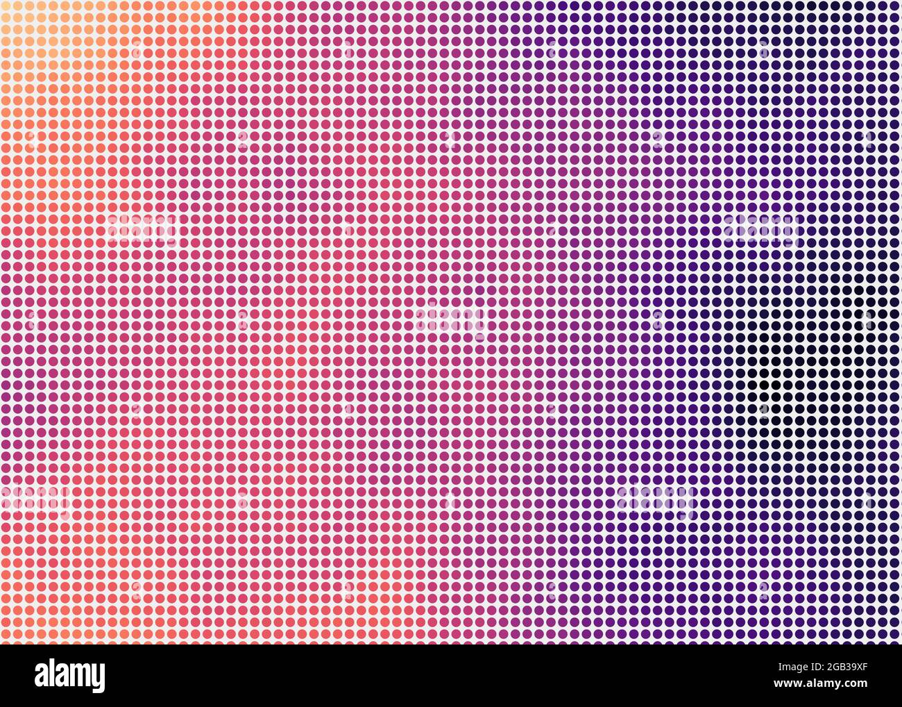 Abstrakte geometrische Farbpixel generative Kunstdarstellung Stock Vektor