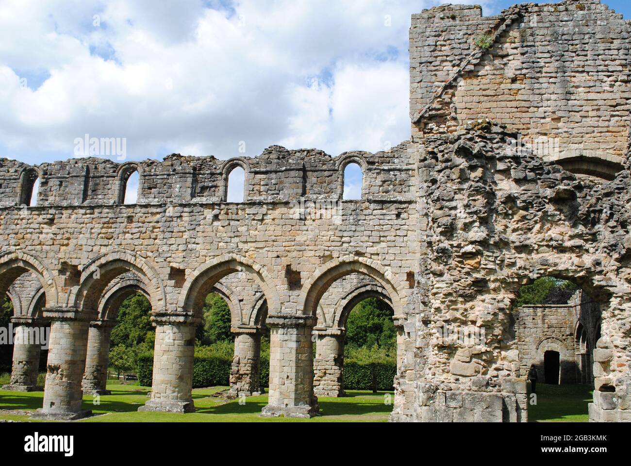 Buildwas Abbey Shropshire uk Abteiruinen Stockfoto