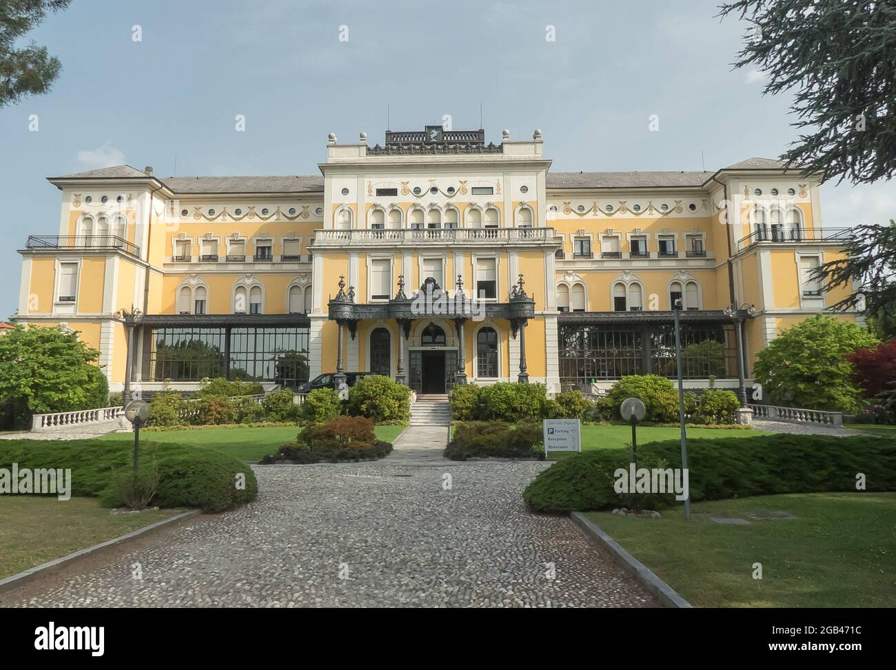 Hotel Villa Malpensa in der Nähe von Mailand, Italien Stockfoto