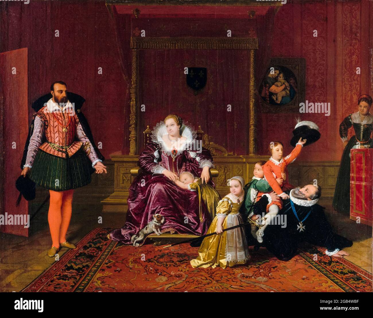 Heinrich IV., Empfang des spanischen Botschafters, Gemälde von Jean