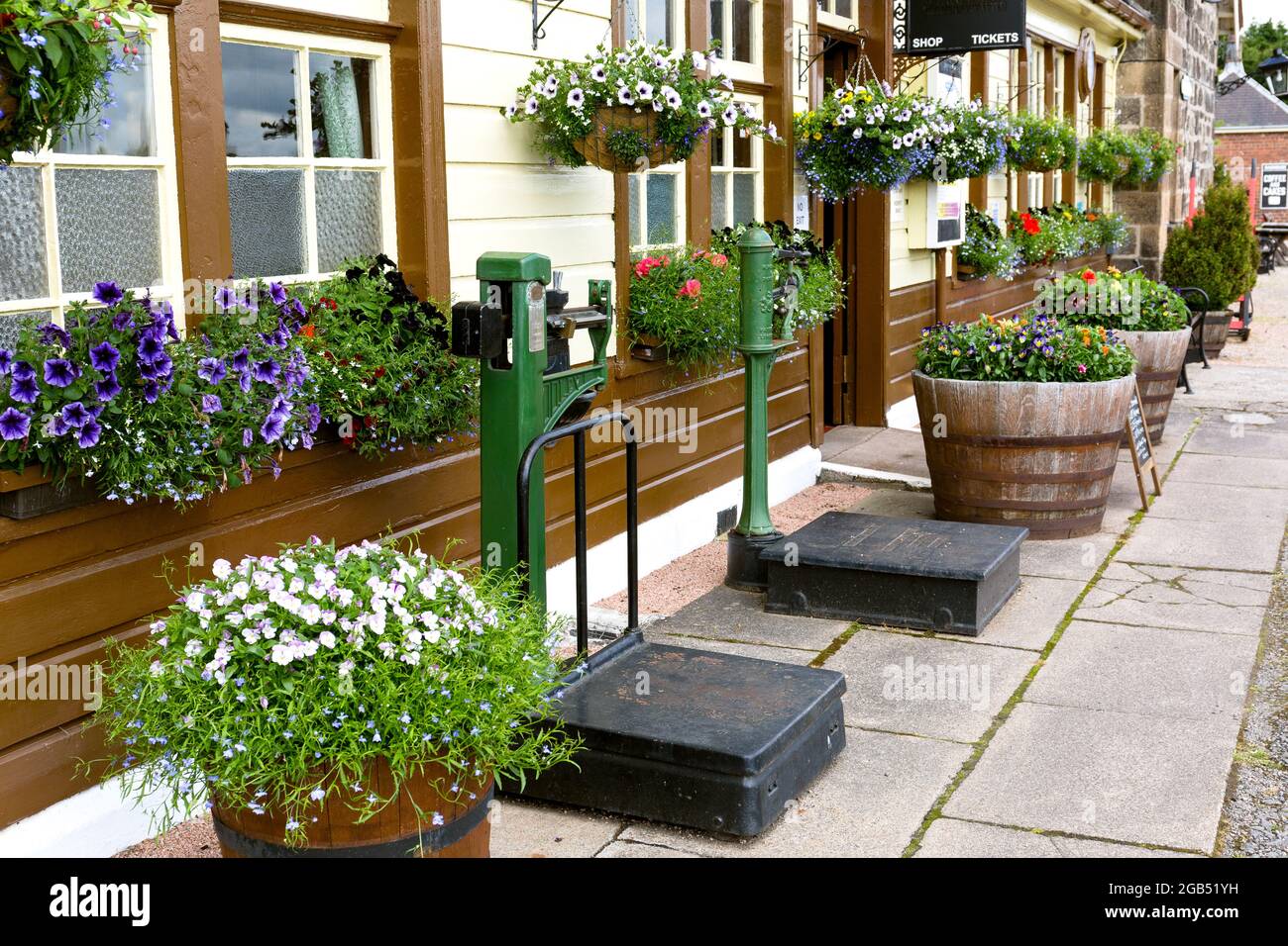 Dampfeisenbahn. Boot von Garten Station. Dekoration der ...