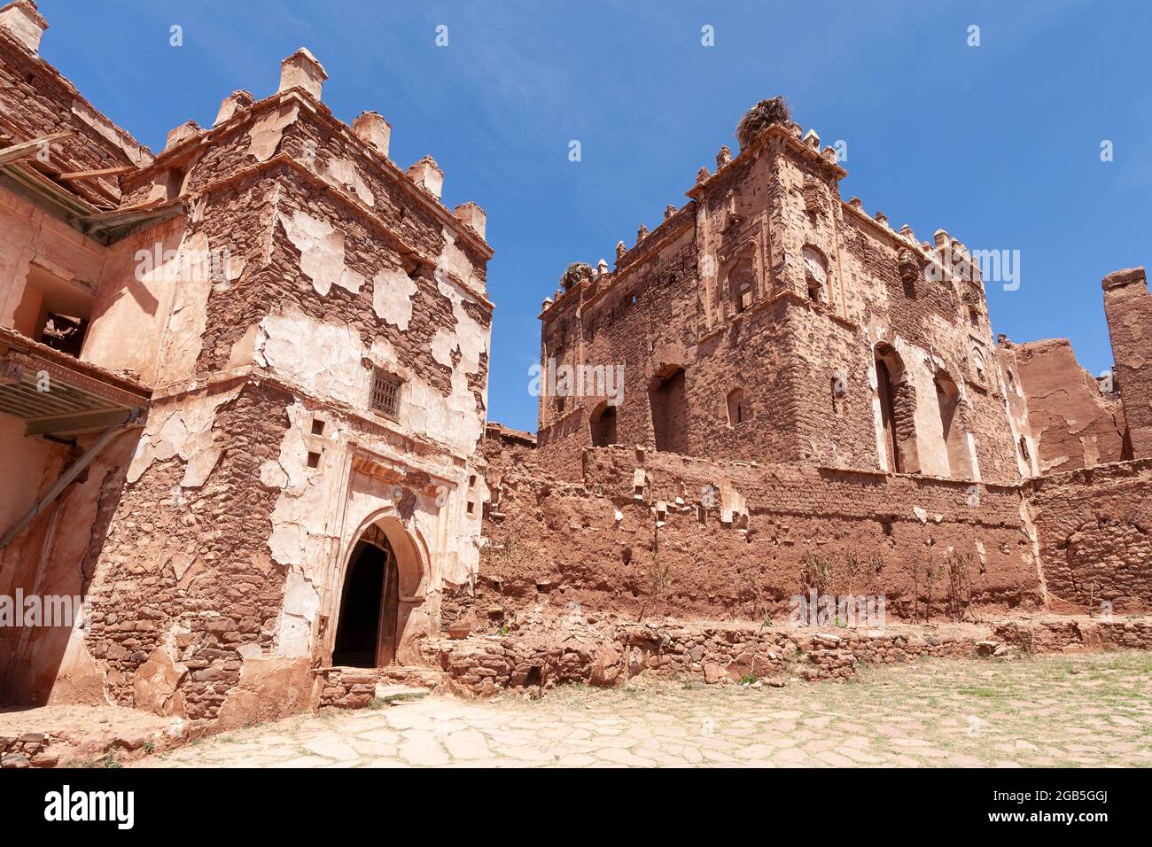 Telouet Kasbah, In Der Nähe Von Ouarzazate, Marokko Stockfoto