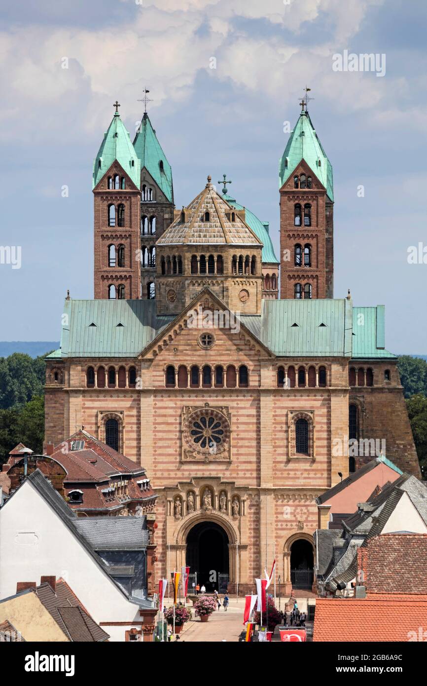 Geographie / Reisen, Deutschland, Rheinland-Pfalz, Speyer, Dom St. Maria und St. Stephan, ZUSÄTZLICHE-RECHTE-FREIGABE-INFO-NICHT-VERFÜGBAR Stockfoto