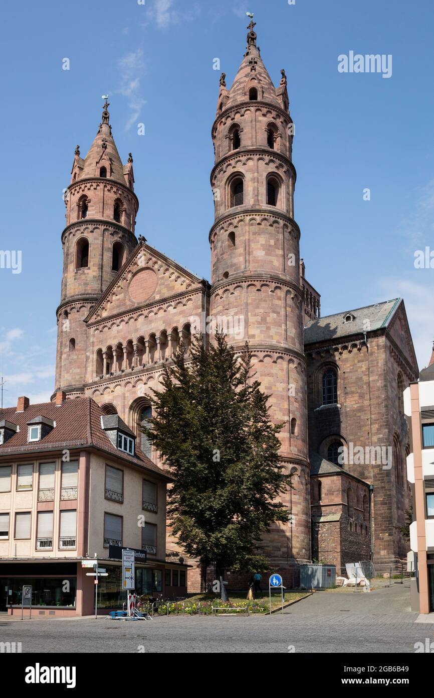 Geographie / Reisen, Deutschland, Rheinland-Pfalz, Worms, Dom St. Peter, ADDITIONAL-RIGHTS-CLEARANCE-INFO-NOT-AVAILABLE Stockfoto