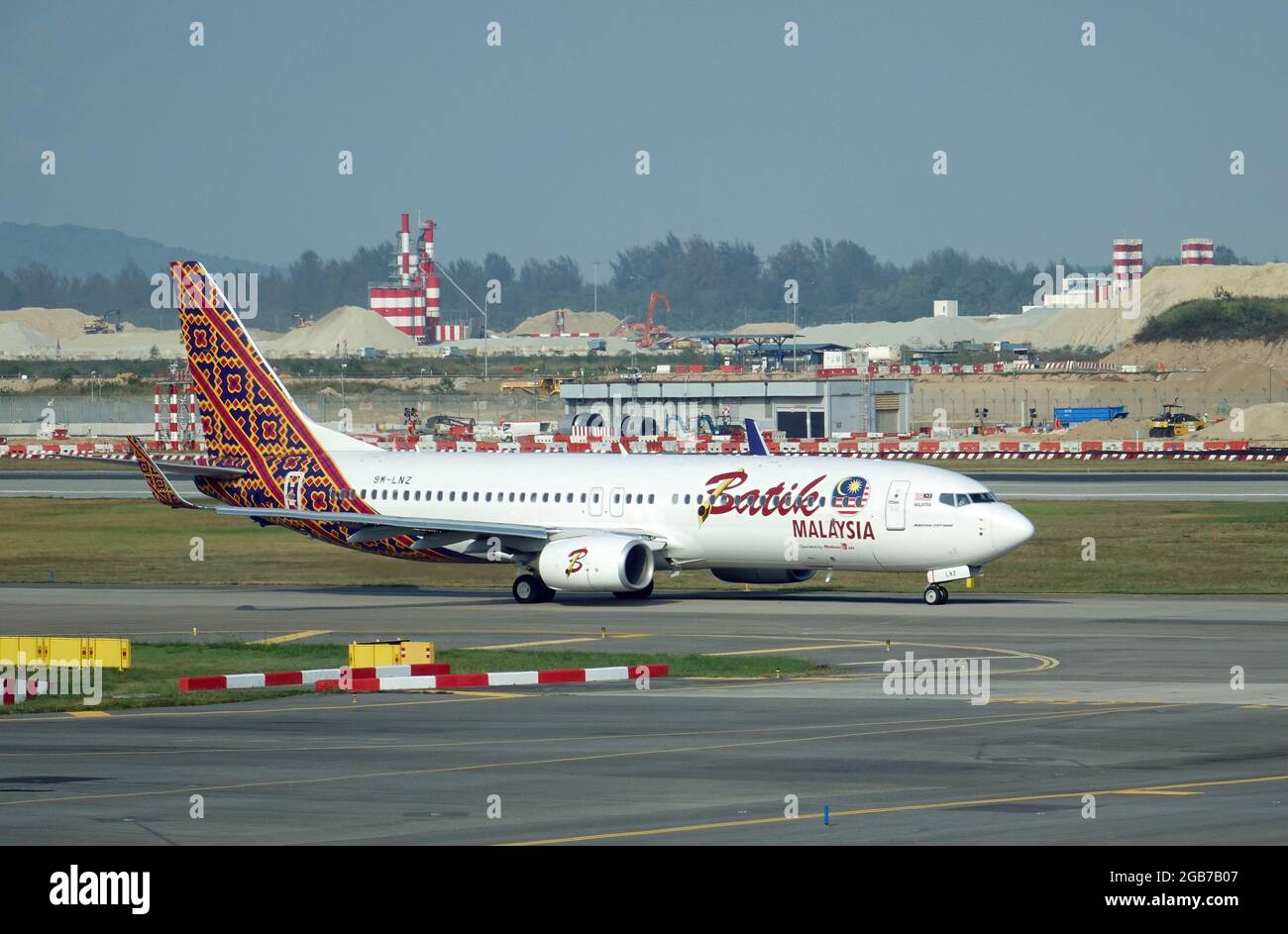 Batik Air (eine indonesische Linienfluggesellschaft), Boeing 737-800 Stockfoto