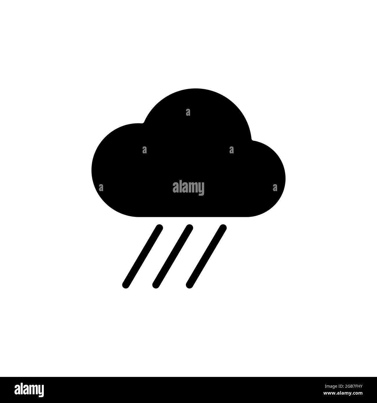 Symbol Fur Regenwolken Vektor Glyphe Meteorologie Schild Graph Symbol Fur Reise Tourismus Und Wetterwebsite Und App Design Logo App Ui Stock Vektorgrafik Alamy