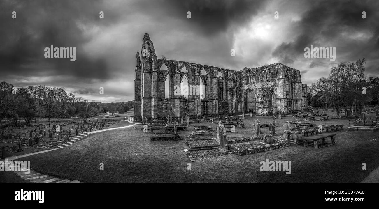 Bolton Priory in den Yorkshire Dales Stockfoto