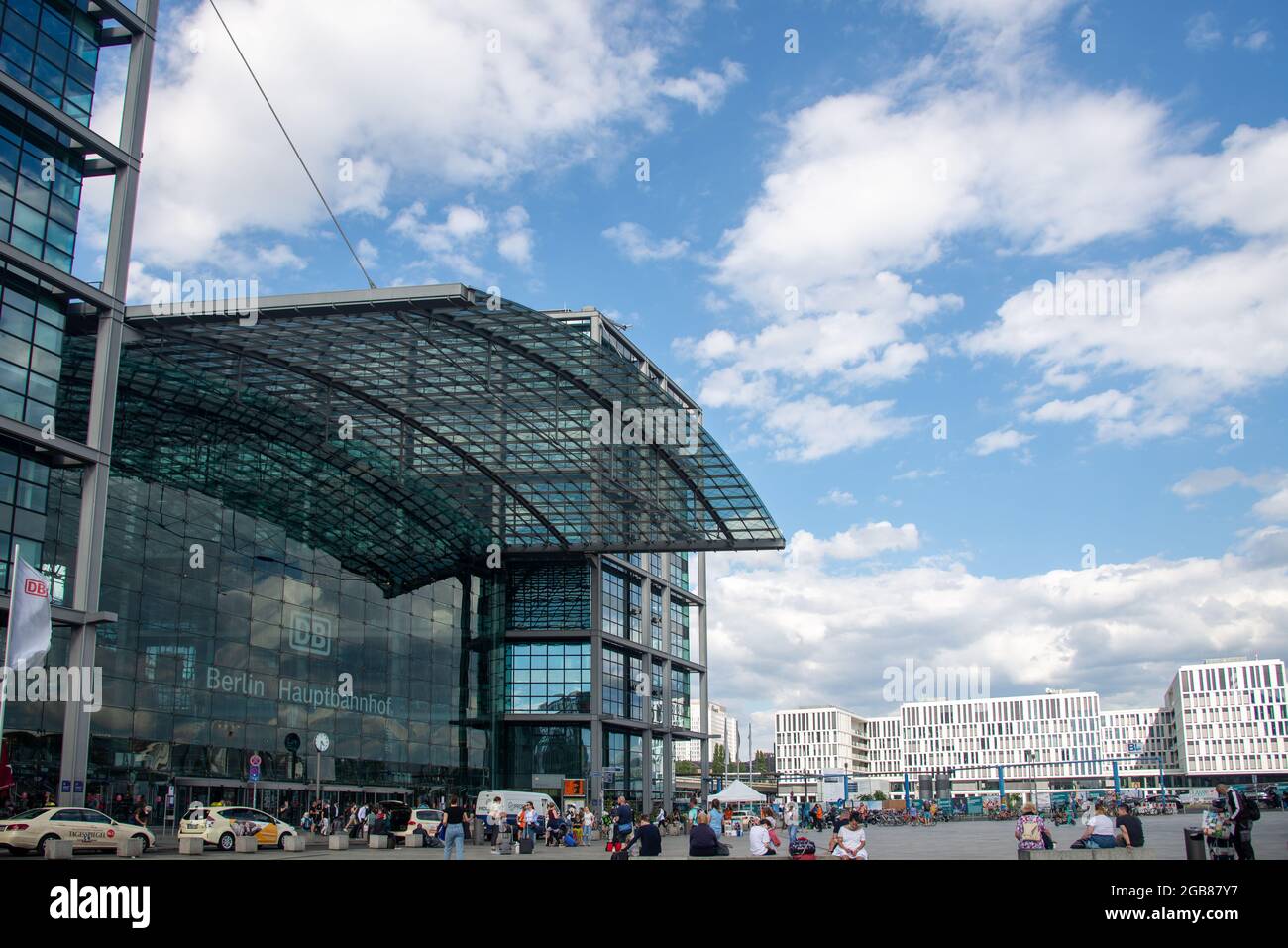 Hauptbahnhof in Berlin, Deutschland Stockfoto