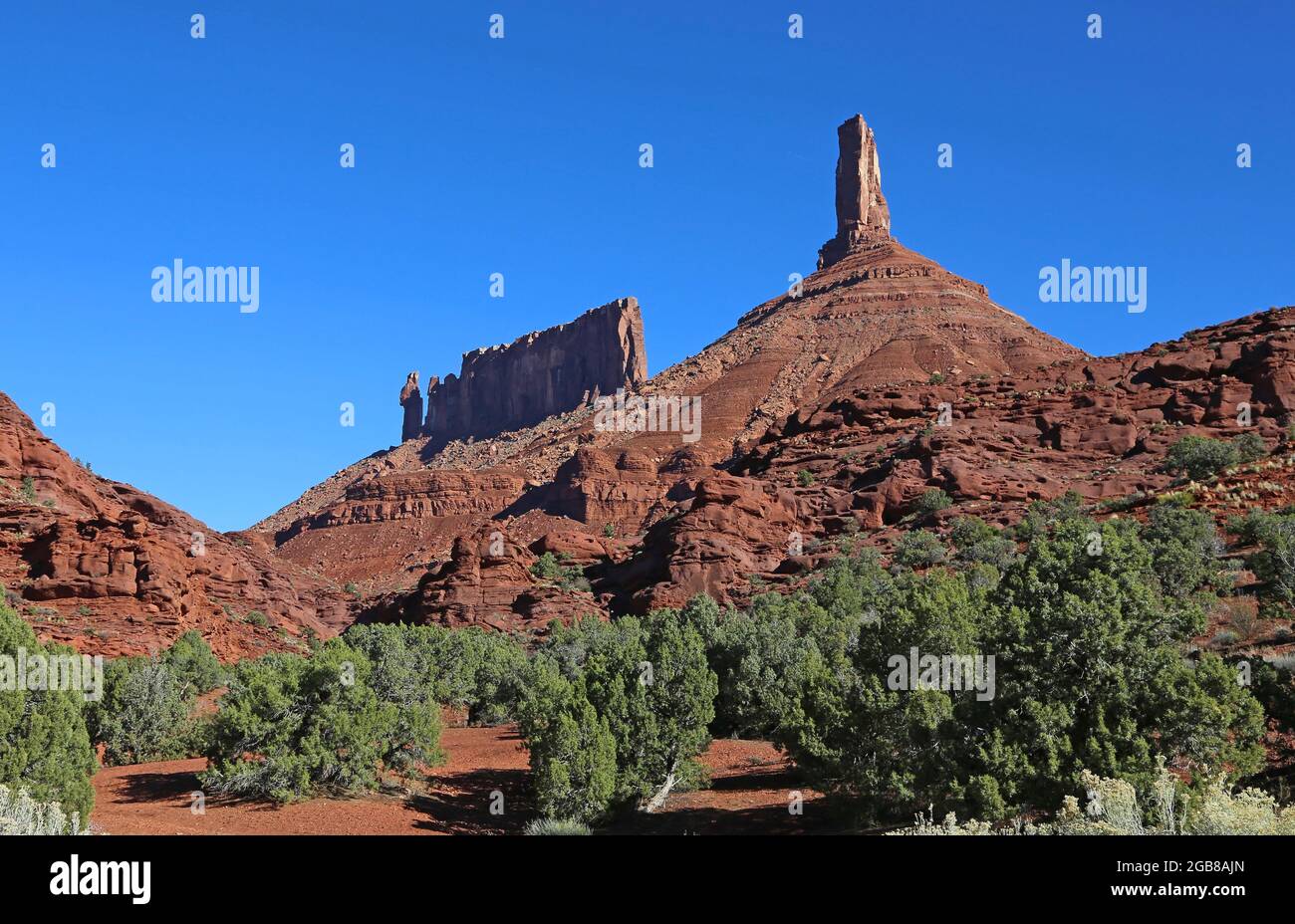 Castleton Tower - Utah Stockfoto