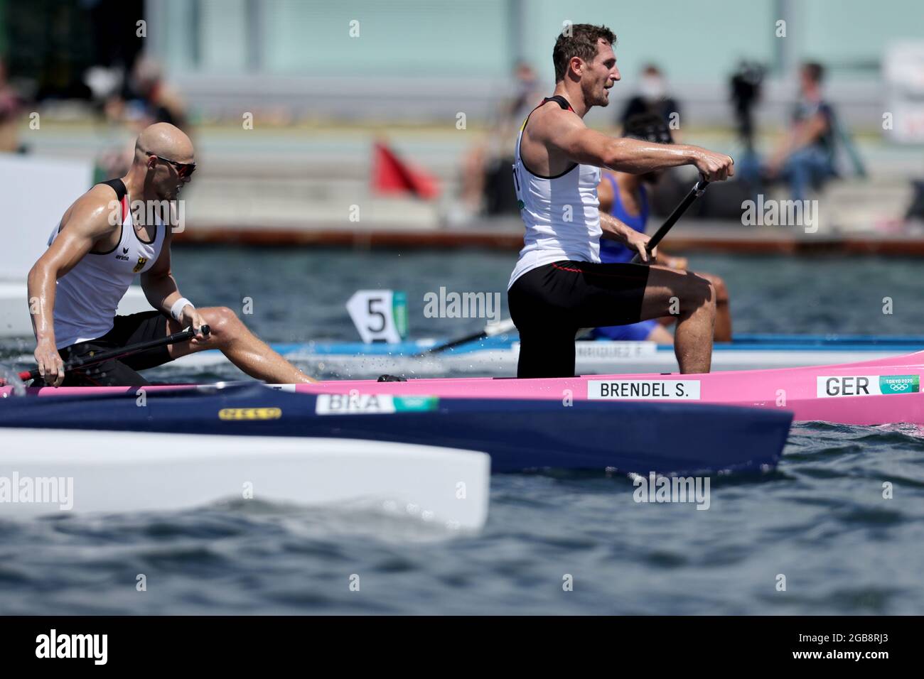 Tokio, Japan. August 2021. Kanu Olympische Spiele, Männer, Kanadier